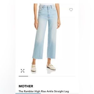MOTHER SUPERIOR straight leg high rise jeans